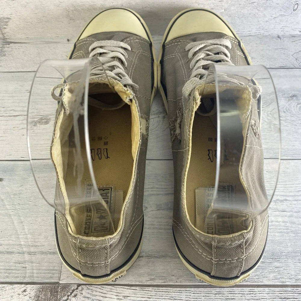 Converse Shoes Womens 9.5 Gray Chuck Taylor All Star Canvas Sneakers Casual Nice